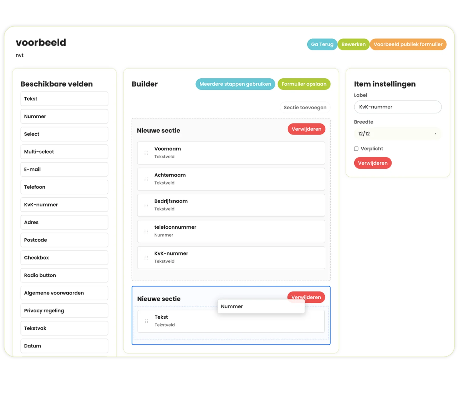 SolvCRM+ formulier- en offerteproces als basis voor opdrachten